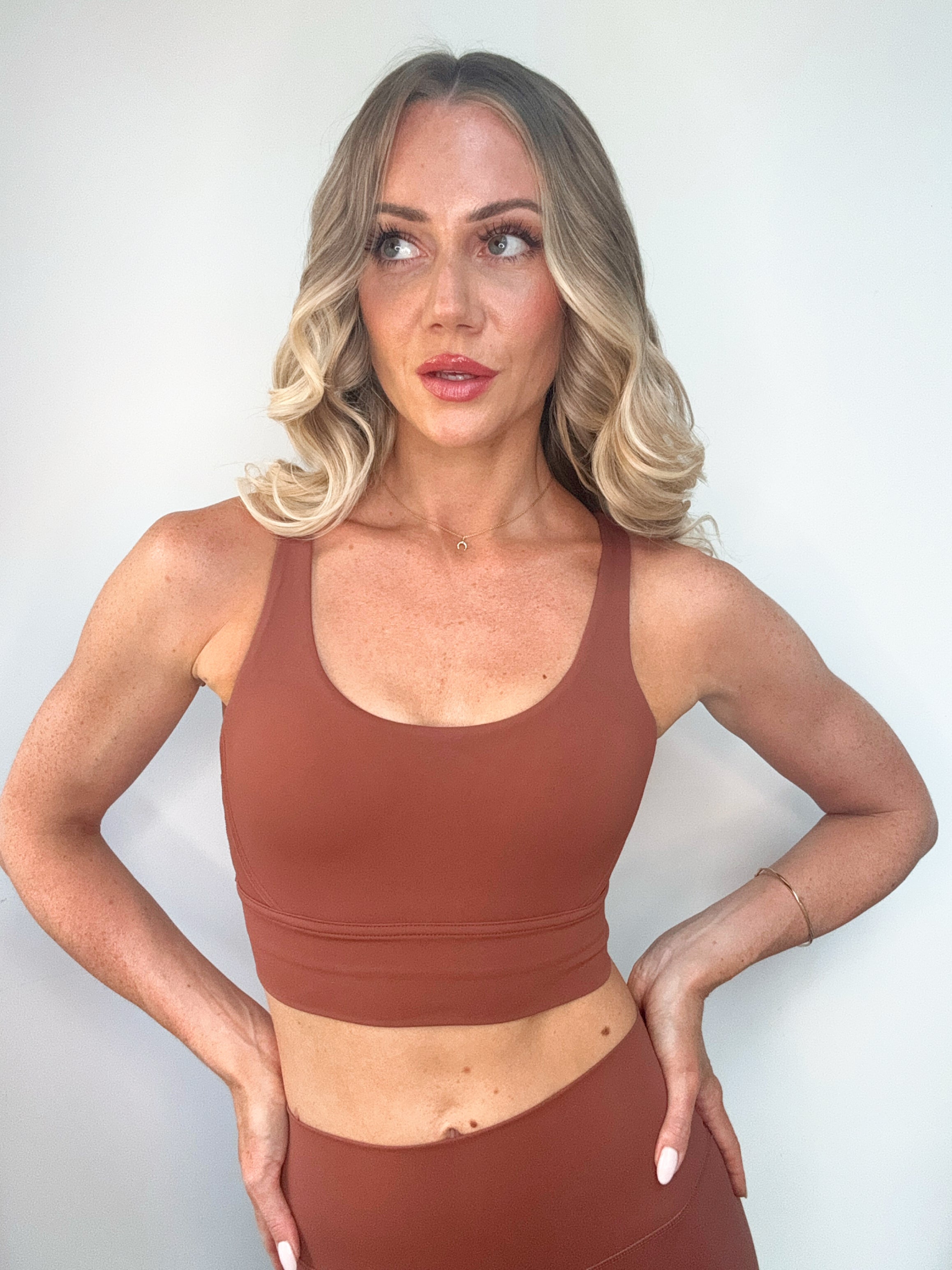 Crimson Maple Yoga Bra Top