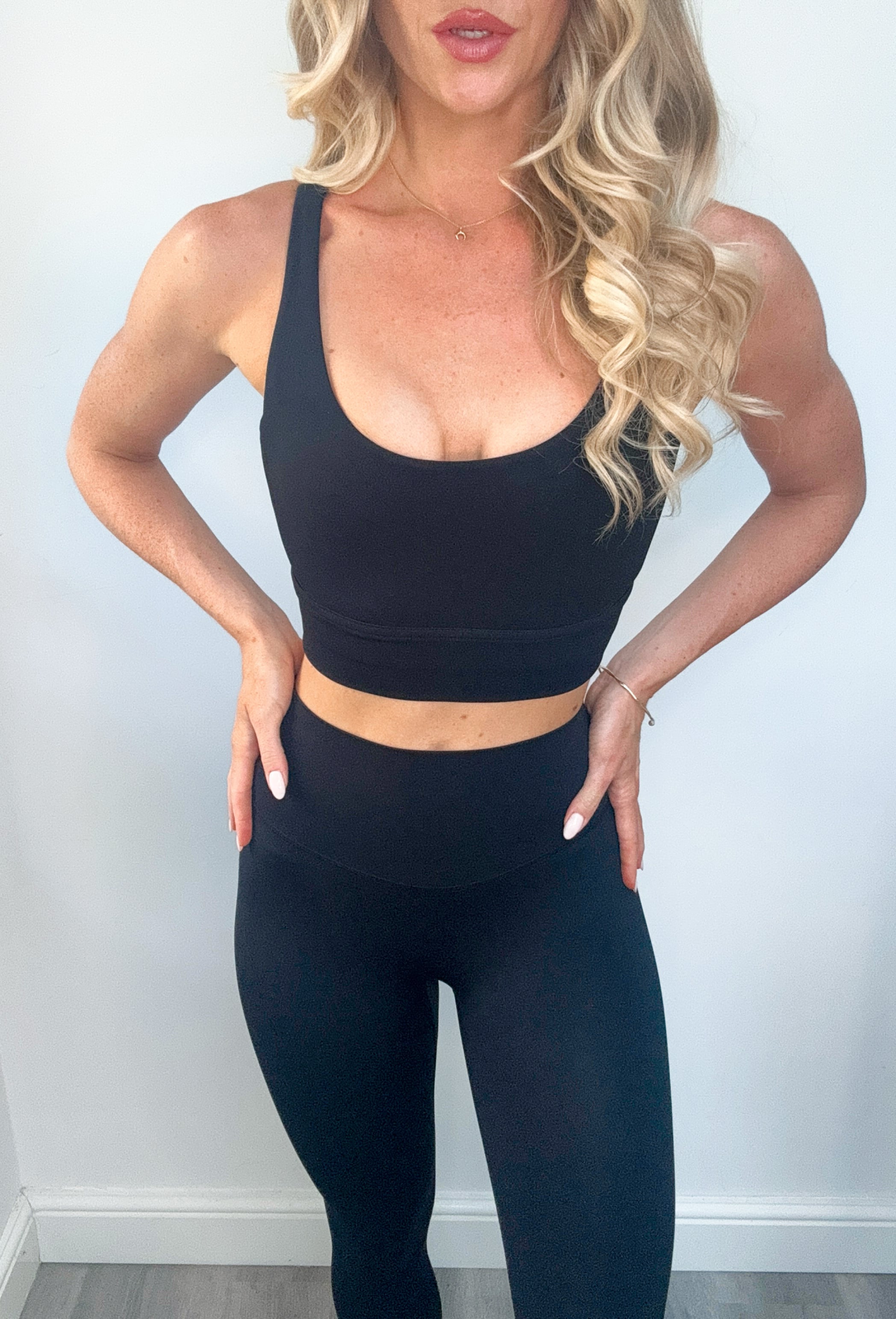 Obsidian Night Yoga Leggings
